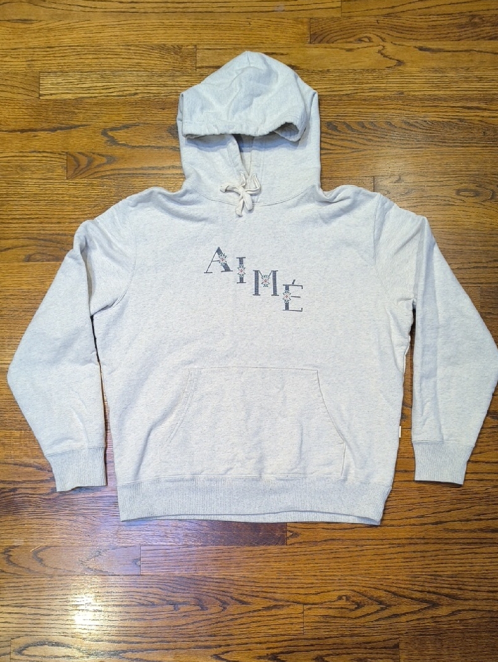 Aime Leon Dore Light Heather Gray Crewneck Hoodie